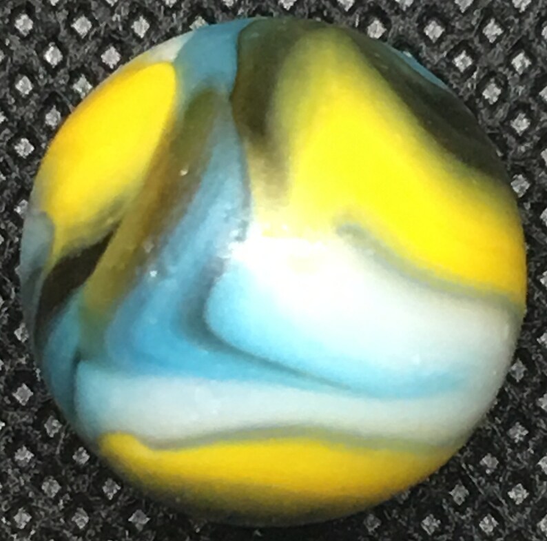 58 Inches Peltier Multicolor Rainbow Swirl Marble Near Mint