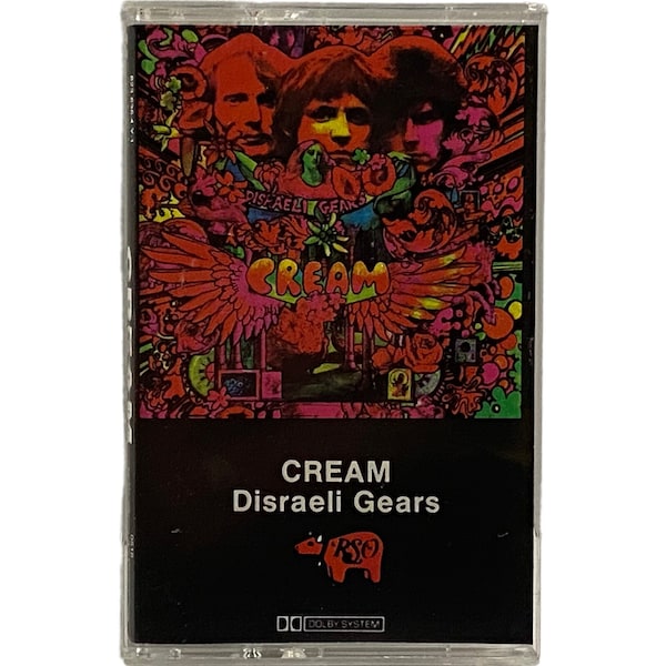 CREAM Disraeli GearsCassette Tape - Polygram Records - 823 636-4 Y-1 - Tested - New Case