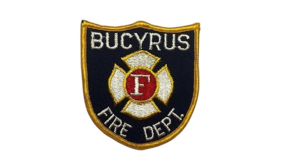 BUCYRUS Fire Department Jacket Patch - Bucyrus Oh… - image 1