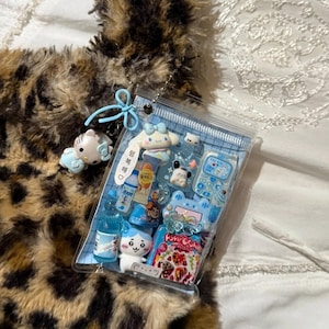 Kawaii Blau Trinket Beutel Schlüsselanhänger Shoujo Mädchen Taschenanhänger