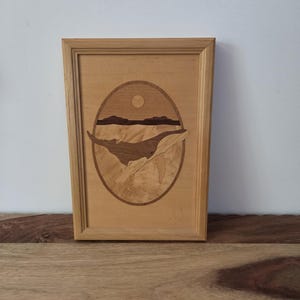 Wood Inlay Whale - Etsy