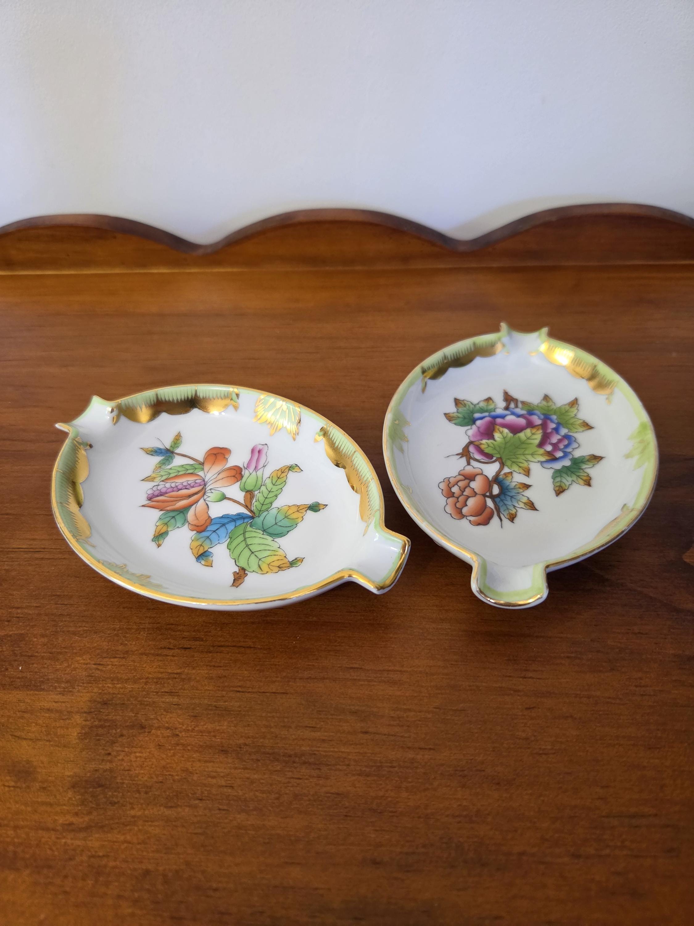 HEREND ハンドペイント 皿 Herend Hungary Hand Painted Porcelain - Etsy