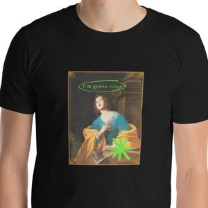 I&#39;m Gonna Scoop MTG & Card Game T-Shirt - Magic The Gathering Funny Classical Art Remix Tee - Gaming Gift Unisex Cotton Shirt Game Merch