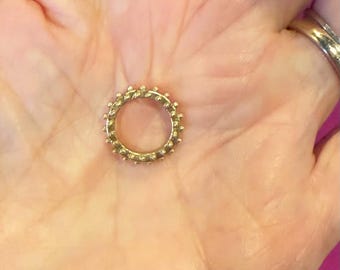 18k Yellow Gold Charm Connector
