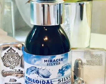 Colloidal Silver 10 PPM 100ml Glass Spray Bottle