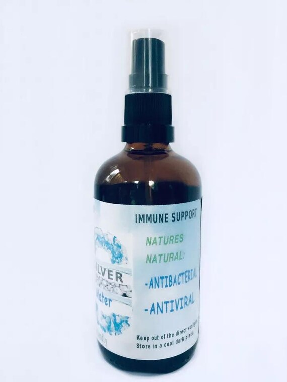 Strong Colloidal Silver 200 ppm 100ml Spray Glass Bottle