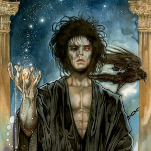 DROOM van het eindeloze van Sandman-ondertekende Giclee op fotoglanspapier-Tom Fleming