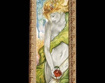 EVE- Beautiful Framed Giclee on canvas- Inspirational, Unique gift!