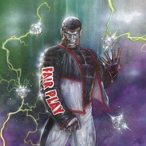Mr. Terrific JSA Signed Print
