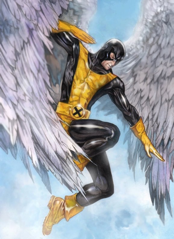 Angel X Men Signed Print Etsy