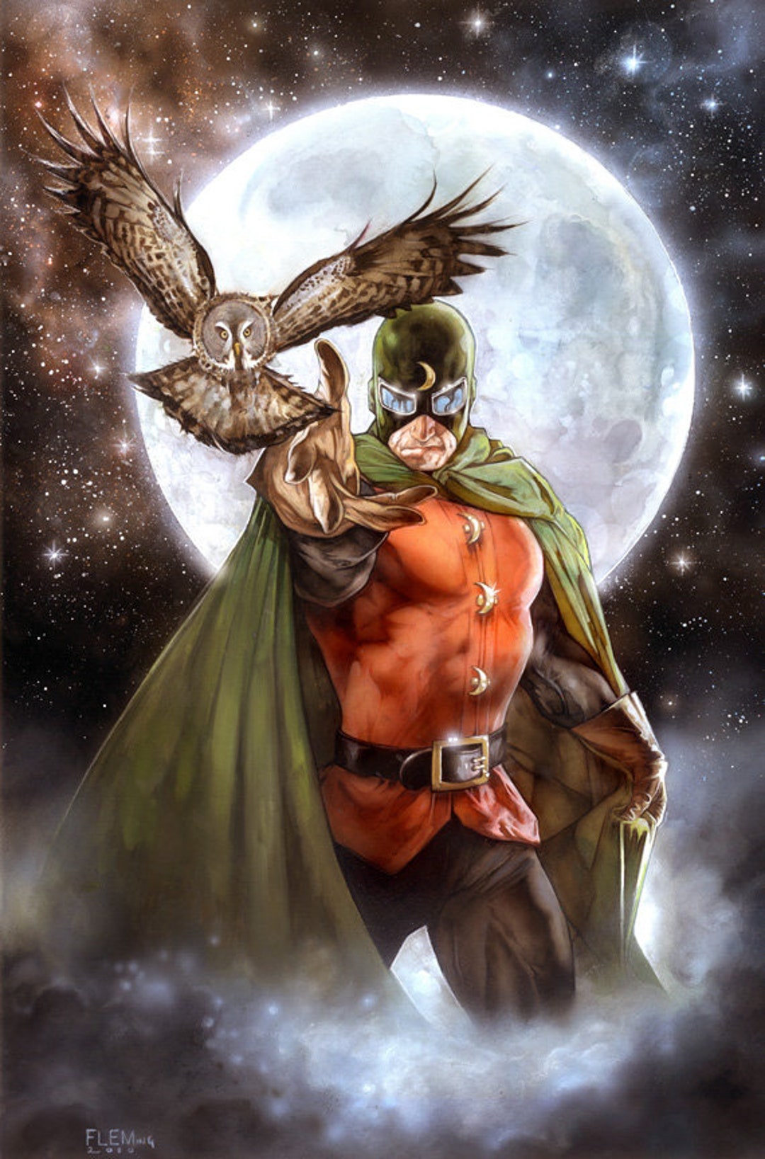 DR. Mid-nite JSA Signed Print - Etsy