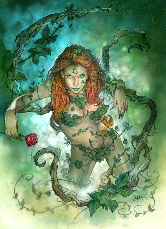 Poison Ivy SIGNED PRINT- Unique Gift! - Etsy