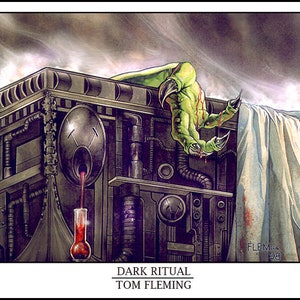 DARK RITUAL- Magic the Gathering Signed Print