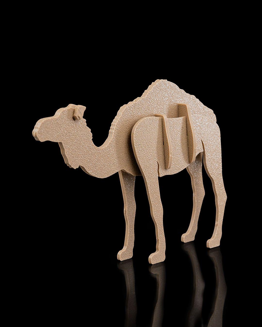 Camel Kit Card | 3D Printable Camel, Animal Games, Tabletop Model, Wild Animal Card, Kids Toy, Educational Card, Desk Decor, Unique Gift