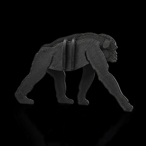 Kit di carte Bonobo / Giocattolo di animali selvatici, Gioco educativo, Decorazione da tavolo, Giocoso biglietto Bonobo, Famiglia di gorilla, Giocattolo didattico per bambini