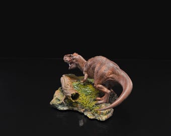 『T.rex』 クレイアート　絵画　恐竜　フィギュア　3D アート T.rex』 クレイアート絵画恐竜フィギュア3D アート