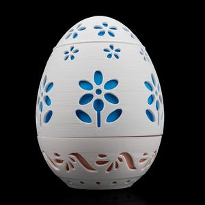 Spring Carves Container | Seasonal Easter Egg Holder | Unique Decor | 3D Printed Container | Easter Gifts | Spring Decor | Holiday Storage