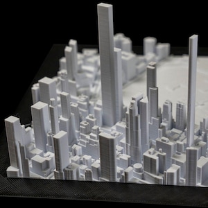 3D City Frames – Manhattan | Educational 3D Model of New York City | Unique Classroom Decor | Geography Lesson | Gift for Teachers