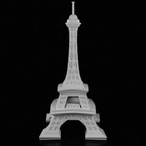 Tour Eiffel | Architecture imprimée en 3D | monument parisien | Décoration d'intérieur | Cadeau unique | Sculpture Eiffel | Art monumental