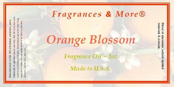 Orange Blossom Candle and Soap Fragrance Oil