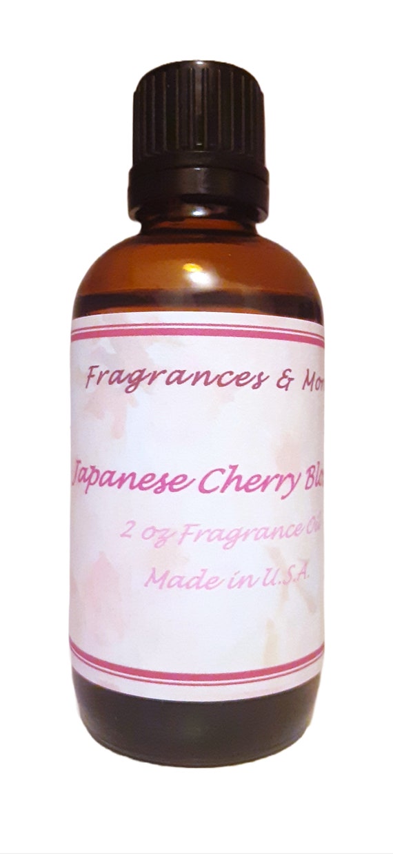 Fragrances & More - Japanese Cherry Blossom Fragrance Oil for Candle Making  2 oz. (60ml) Candle Scents for Candle Making. Scented Oil for Home.