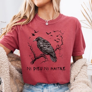 Anti-Authoritarian Shirt, Ni Dieu Ni Maître, No God No Master, Anti Trump Shirt, Leftist Protest Shirt, Anarchist T-shirt, Anti Trump Shirt