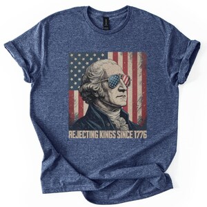Rejecting Kings Since 1776 Protest Shirt, Pro Democracy Shirt, Anti Authoritarianism Shirt, Anti MAGA Tee, Anti Trump Shirt, Protest Shirt