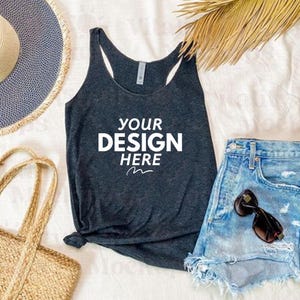 Custom Text Tank Top For Women, Personalized Racerback, Custom Birthday Tank, Custom Women Racerback Tank Printed Logo Tank top Gift For Mom