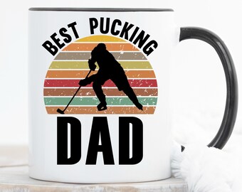 Best Pucking Dad Coffee Mug | Hockey Dad Mug | Father's Day Gift | Gift for Hockey Dad | Fathers Day Mug | Hockey Dad Coffee Cup