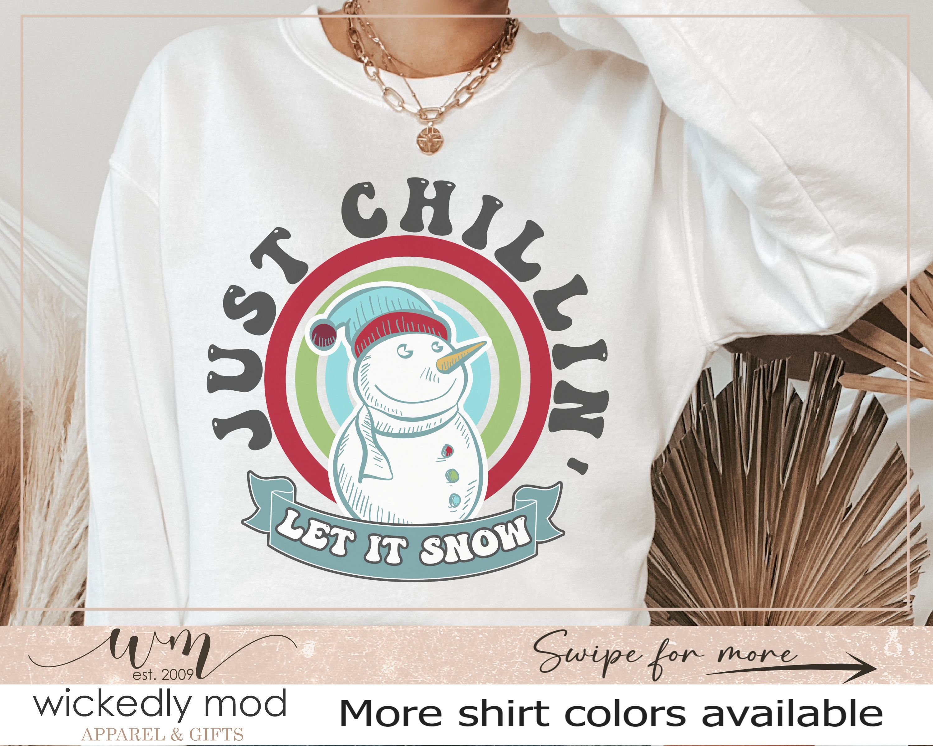 Snowman Sweatshirt - Etsy