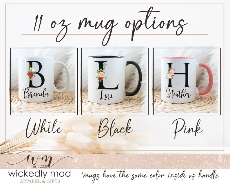 Personalized Coffee Mug Personalized Name Coffee Cup Etsy