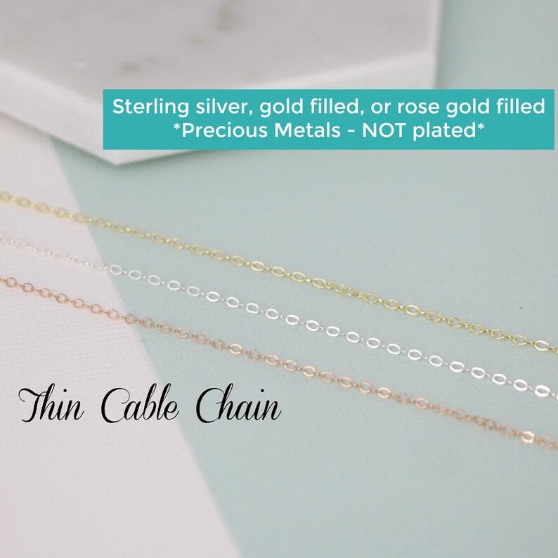 Minimal CZ necklace for Her