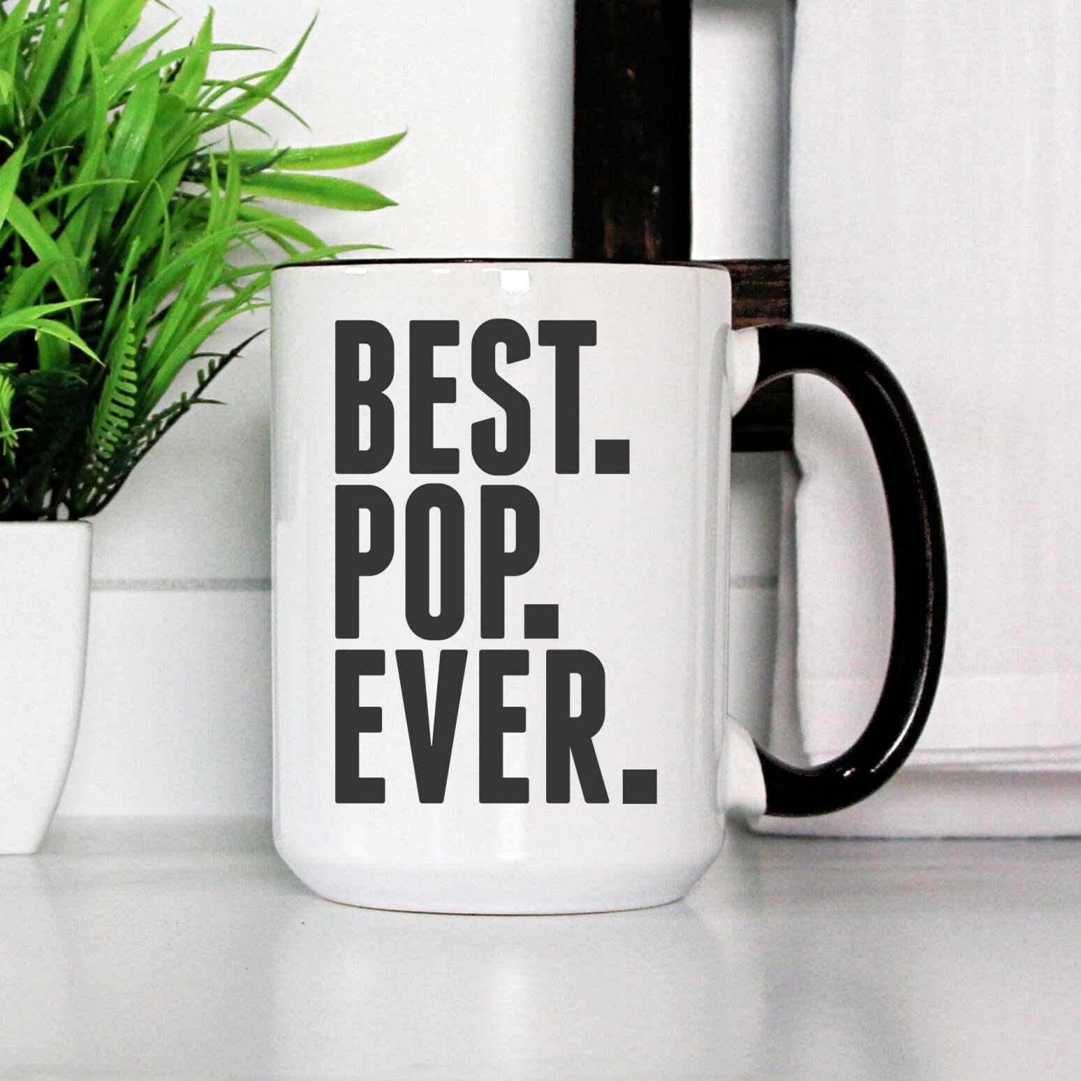 Father's Day Mug Pops Gift Best Pops Ever Coffee Mug Dad Grandpa Gift 