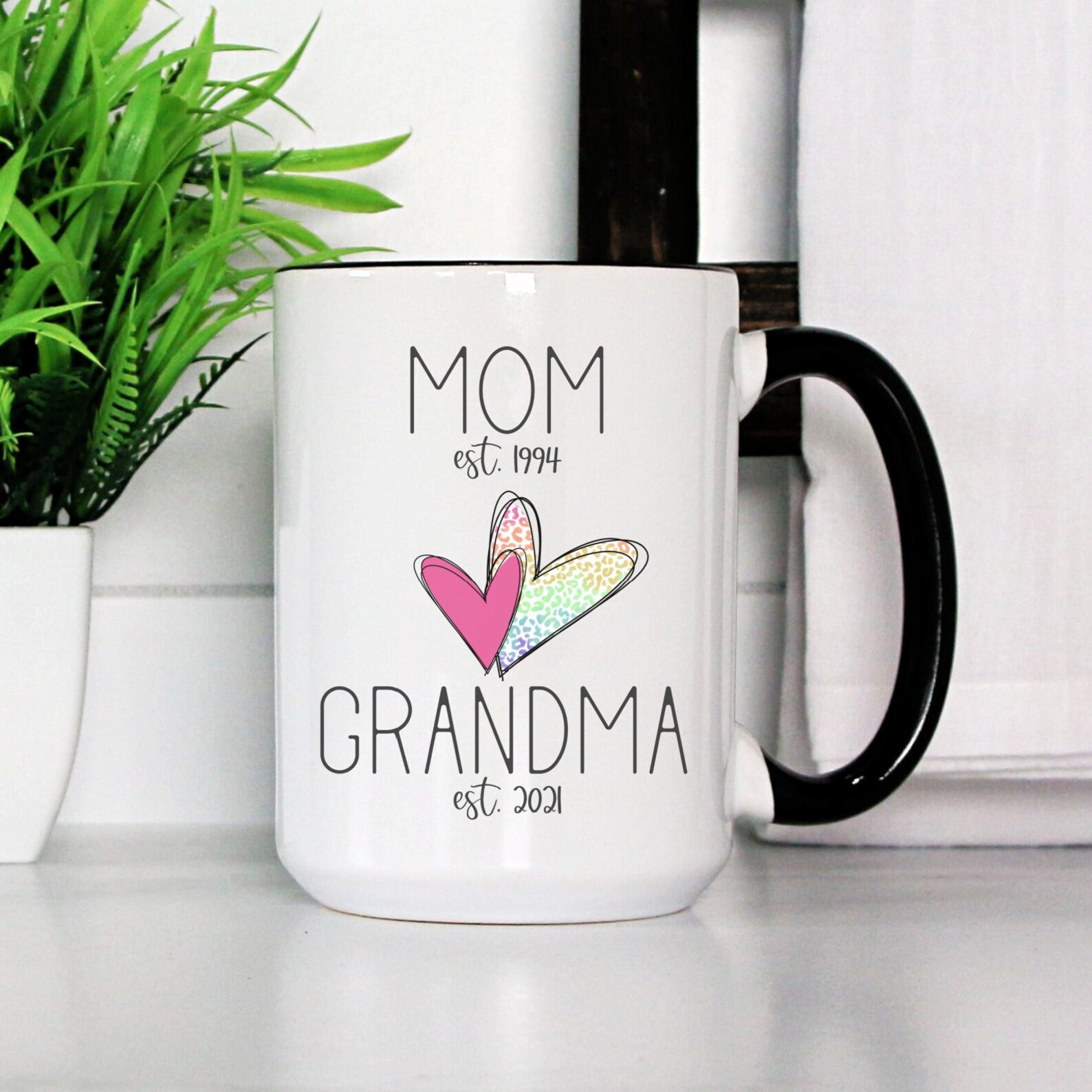 Personalized New Grandma Mug First Time Grandma Gift Etsy