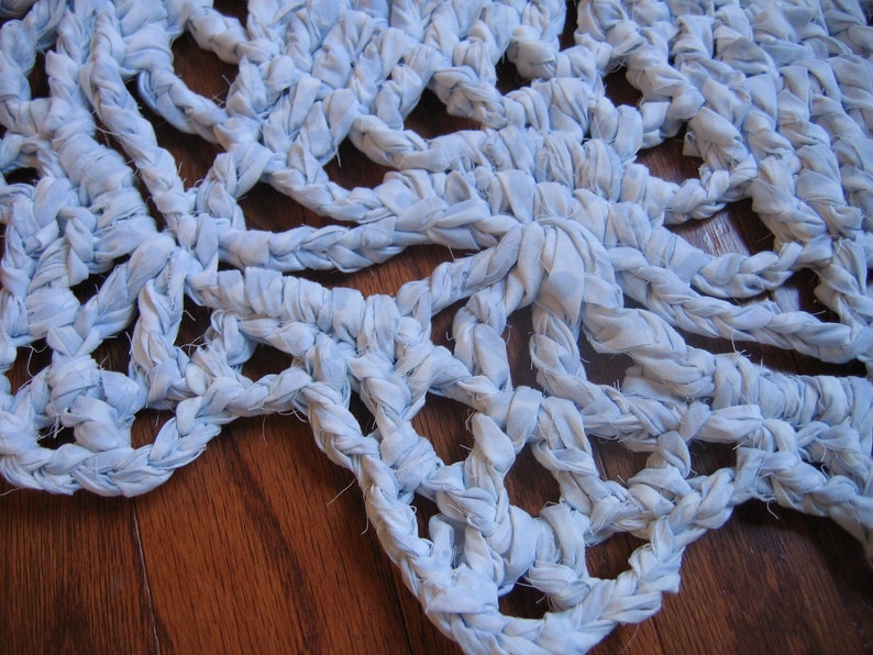 Rag Crochet Doily Rug Pattern image 5