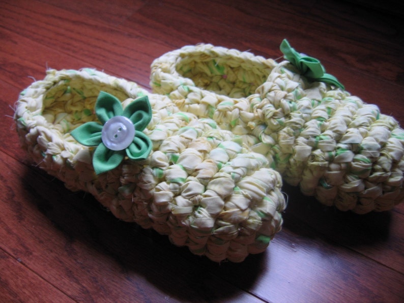 Rag Crochet Slipper Pattern for Adults image 3