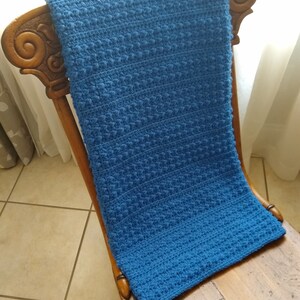 Crochet Blanket Pattern/ PDF Crochet Pattern/ Textured Afghan Pattern