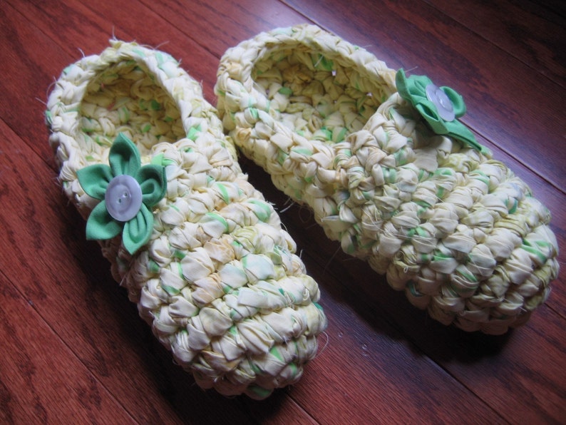 Rag Crochet Slipper Pattern for Adults image 5