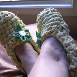 Rag Crochet Slipper Pattern for Adults image 4