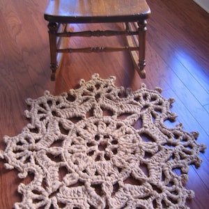 Rag Crochet Rug Pattern Fans on the Edge