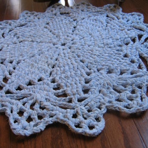 Rag Crochet Doily Rug Pattern image 2