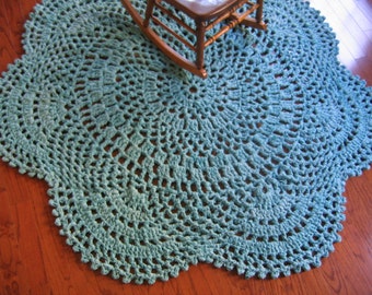 Large Rag Crochet Doily Rug Pattern-Daydreams