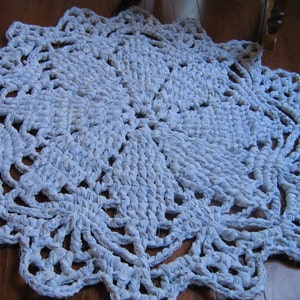 Rag Crochet Doily Rug Pattern image 4