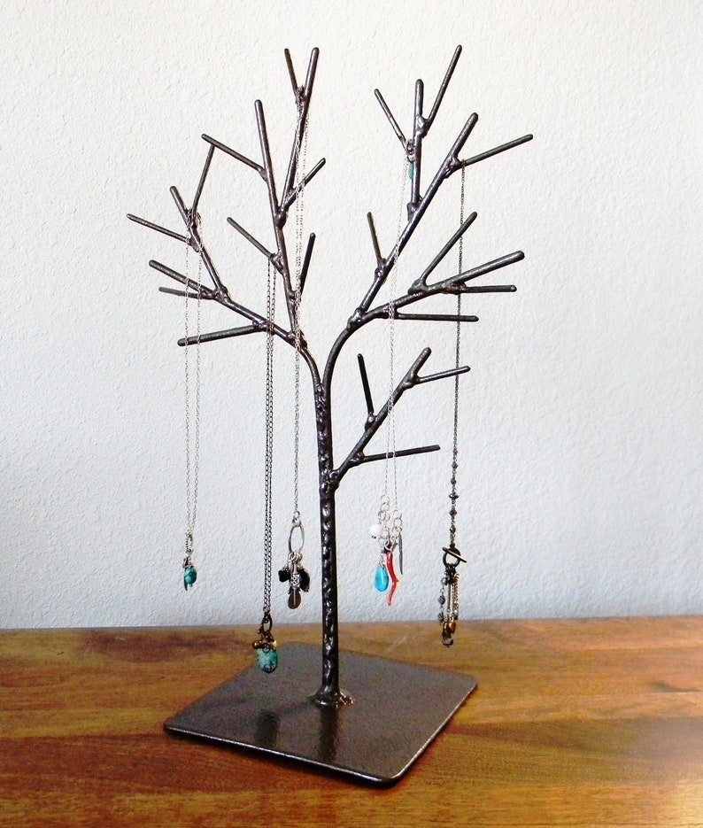 BBQ Barrel Tree Jewelry Display