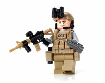 Battle Brick CCT Special Forces Value Minifig made w/ real LEGO® minifigure