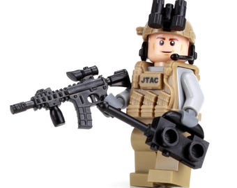 Battle Brick JTAC/CCT Air Force Special Forces Value minifig made w/ real LEGO® minifigure