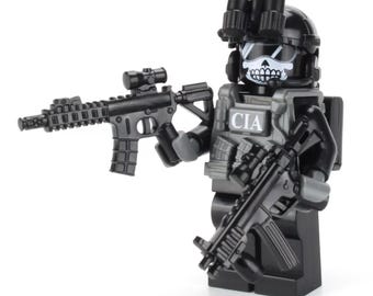 Battle Brick CIA SAD/SOG Paramilitary Commando made with real Lego® minifigure
