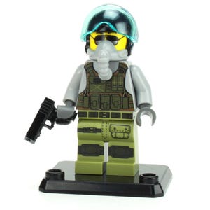 Air Force Fighter Pilot Custom Minifigure made with real LEGO® Minifigure