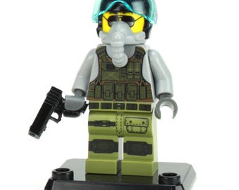 Air Force Fighter Pilot Custom Minifigure made with real LEGO® Minifigure