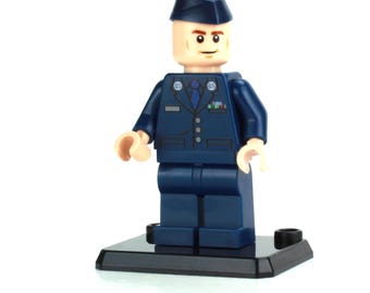 Battle Brick Custom Air Force Dress Uniform Airman made with real LEGO® minifigure